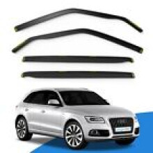 Audi Q5 MK1 20082016 5 Door SUV Wind Deflectors 4pc Edgevisors Tinted