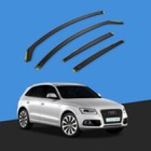 Audi Q5 MK1 20082016 5 Door SUV Wind Deflectors 4pc Tinted