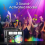 Party Disco Ball Lights RGB Stage Lighting Strobe Light Pattern Laser Projector 6