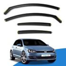 VW GOLF MK7 20122020 5 Door Hatchback Wind Deflectors 4pc Edgevisors Tinted