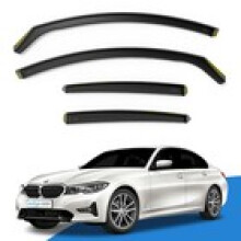 BMW 3 Series G20 2019Up 45 Door Saloon Wind Deflectors 4pc Edgevisors Tinted