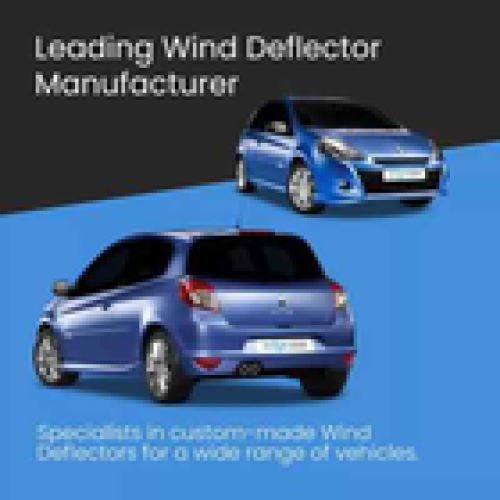 Renault Clio MK3 20052012 3 Door Hatchback Wind Deflectors 2pc Tinted 2