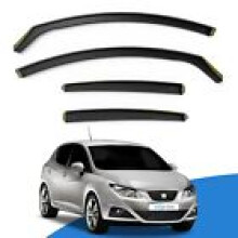 SEAT IBIZA MK4 6J 20082017 5 Door Hatchback Wind Deflectors 4pc Edgevisors