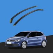 VW Polo MK5 6R6C 20092017 3 Door Hatchback Wind Deflectors 2pc Tinted