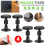 4x Adjustable Threaded Bed Frame AntiShake Tool Headboard Stopper Easy Install 1