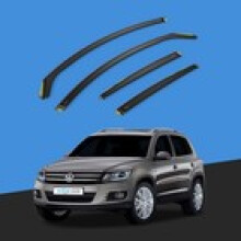 VW Tiguan MK1 20082016 5 Door SUV Wind Deflectors 4pc Tinted