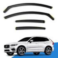 Volvo XC60 MK2 2017onwards 5 Door SUV Wind Deflectors 4pc Edgevisors