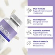 NIXOL Macronutrient Metabolism Supplement 60 Caps bottle Original Formula
