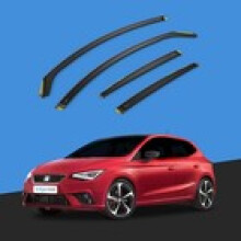 SEAT IBIZA MK5 KJ 2017onwards 5 Door Hatchback Wind Deflectors 4pc Tinted