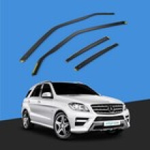 Mercedes MClass ML W166 or AMG 20122015 5 Door SUV Wind Deflectors 4pc Tinted