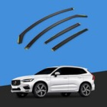 Volvo XC60 MK2 2017onwards 5 Door SUV Wind Deflectors 4pc Tinted