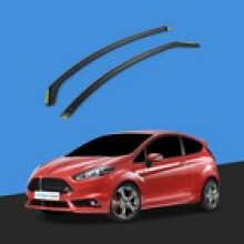 Ford Fiesta MK7 20082017 3 Door Hatchback Wind Deflectors 2pc Tinted