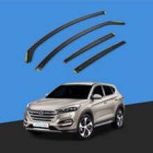 HYUNDAI TUCSON MK3 20152020 5 Door SUV Wind Deflectors 4pc Tinted