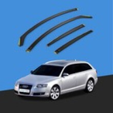 Audi A6 C6 20042011 5 Door Avante Estate Wind Deflectors 4pc Tinted