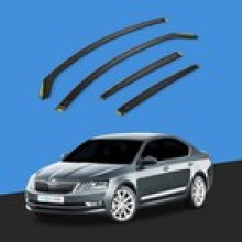 SKODA Octavia MK3 20132020 5 Door Hatchback Wind Deflectors 4pc Tinted