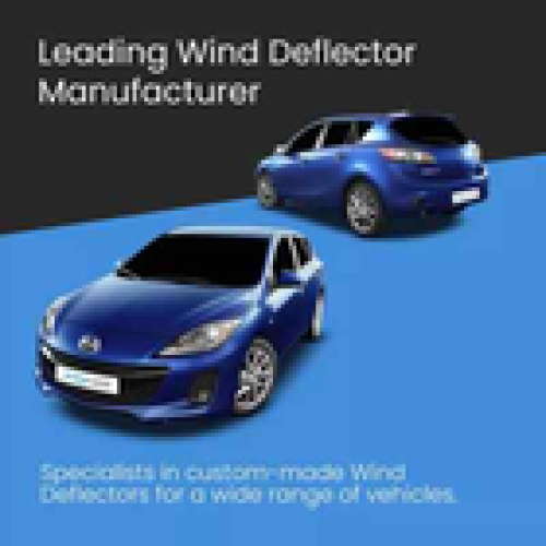 Mazda MAZDA 3 MK2 20092014 5 Door Hatchback Wind Deflectors 4pc Tinted 1