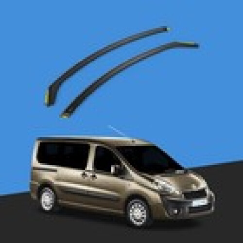 Peugeot Expert MK2 20072016 Van Wind Deflectors 2pc Tinted