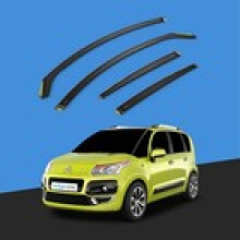 CITROEN C3 Picasso 20092017 5 Door Hatchback Wind Deflectors 4pc Tinted