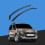 Peugeot Partner MK2 20082018 Van Wind Deflectors 2pc Tinted 1