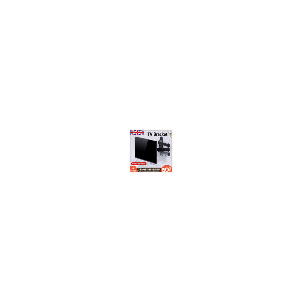 Tv Wall Bracket Mount 2655 Swivel Tilt Full Motion For Led Plasma Television 8334422345848