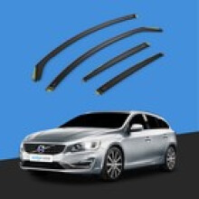 VOLVO V60 MK1 20102017 5 Door Estate Wind Deflectors 4pc Tinted