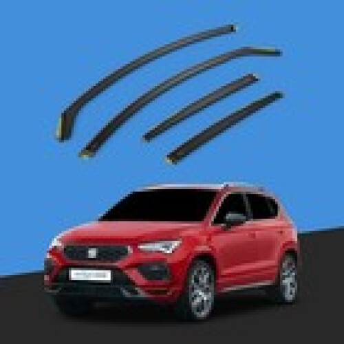 SEAT ATECA 2016onwards 5 Door SUV Wind Deflectors 4pc Tinted