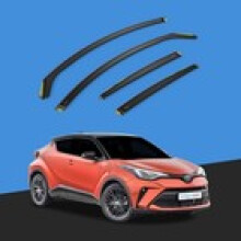 TOYOTA CHR 20162023 5 Door CHR SUV Wind Deflectors 4pc Tinted