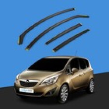 Vauxhall Meriva B MK2 20102017 5 Door MPV Wind Deflectors 4pc Tinted