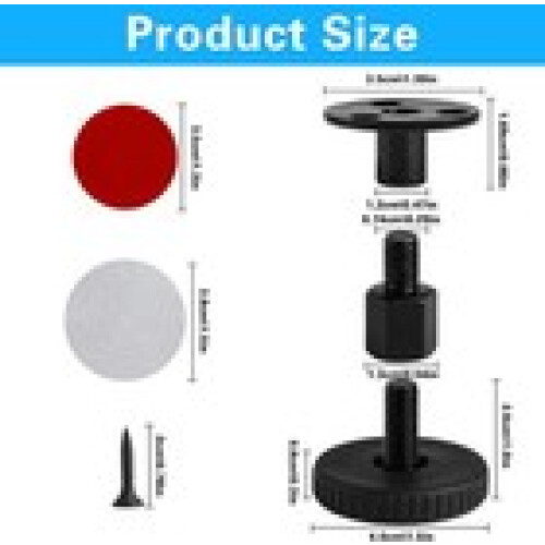 4x Adjustable Threaded Bed Frame AntiShake Tool Headboard Stopper Easy Install 1