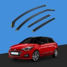 Hyundai i20 MK2 20152020 5 Door Hatchback Wind Deflectors 4pc Tinted