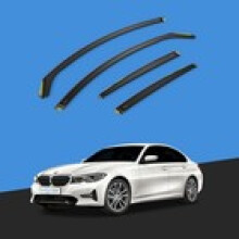 BMW 3 Series G20 2019Up 45 Door Saloon Wind Deflectors 4pc Tinted