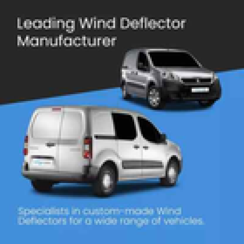 Peugeot Partner MK2 20082018 Van Wind Deflectors 2pc Tinted 2