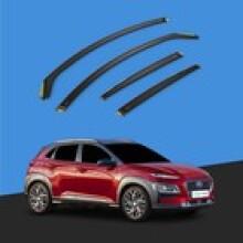 HYUNDAI KONA MK1 20172023 5 Door SUV Wind Deflectors 4pc Tinted