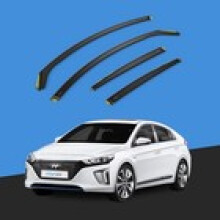 HYUNDAI IONIQ 20172021 5 Door Liftback Wind Deflectors 4pc TINTED