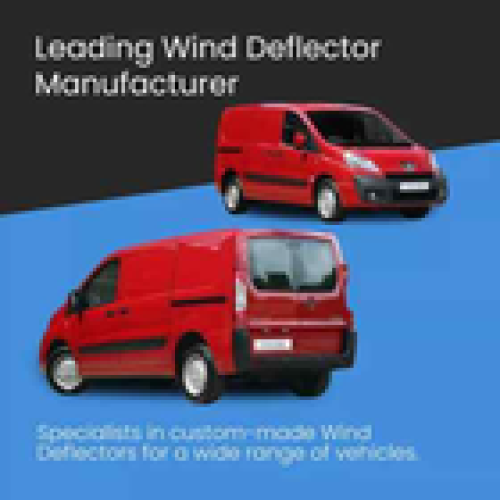 Peugeot Expert MK2 20072016 Van Wind Deflectors 2pc Tinted 2