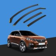 Peugeot 3008 MK2 20172023 5 Door MPV Wind Deflectors 4pc Tinted