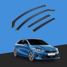 Kia Ceed MK3 20182024 5 Door Hatchback Wind Deflectors 4pc Tinted
