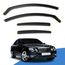 Mercedes EClass W211 20022009 4 Door Saloon Wind Deflectors 4pc Edgevisors