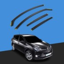 TOYOTA RAV4 MK4 20132019 5 Door SUV Wind Deflectors 4pc Tinted