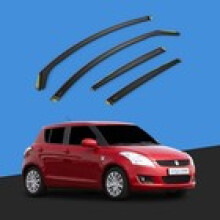 SUZUKI SWIFT MK5 20102017 5 Door Hatchback Wind Deflectors 4pc Tinted
