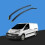 CITROEN DispatchJumpy MK2 20072016 24 Door Van Wind Deflectors 2pc Tinted 1