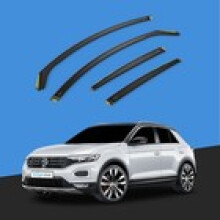 VW TRoc MK1 20172025 5 Door SUV Wind Deflectors 4pc Tinted