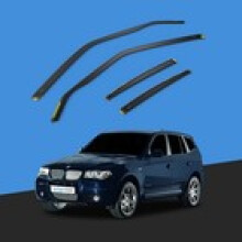 BMW X3 E83 MK1 20032010 5 Door SUV Wind Deflectors 4pc Tinted