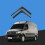 Mercedes Sprinter W907 MK3 2018Onwards VAN Wind Deflectors 2pc Edgevisors 1