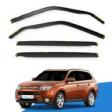 Mitsubishi Outlander MK3 20132021 5 Door SUV Wind Deflectors 4pc Edgevisors