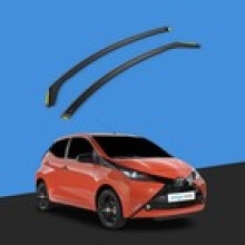 TOYOTA AYGO MK2 20142021 5 Door Hatchback Wind Deflectors 2pc Tinted