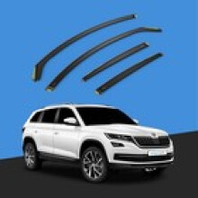 SKODA Kodiaq MK1 20162024 5 Door SUV Wind Deflectors 4pc Tinted