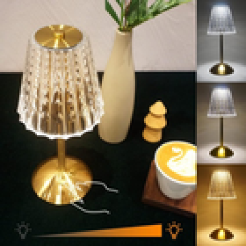 LED Bedside Lamp Cordless Table Lamp Battery Dimmable Lamp Touch Rechargeable UK 2