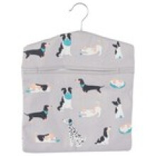 Beldray Peg Bag Dog Print Hanging Hook for Storage Reusable IndoorOutdoor Use