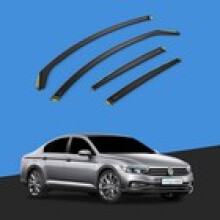 VW Passat B8 2014Up 4 Door Saloon Wind Deflectors 4pc Tinted